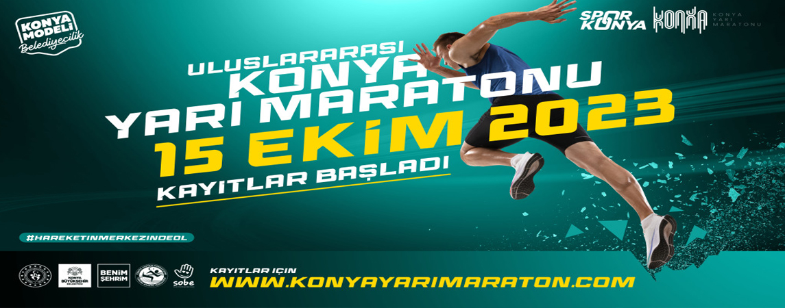 ULUSLARARASI KONYA YARI MARATONU’NA KAYITLAR BAŞLADI