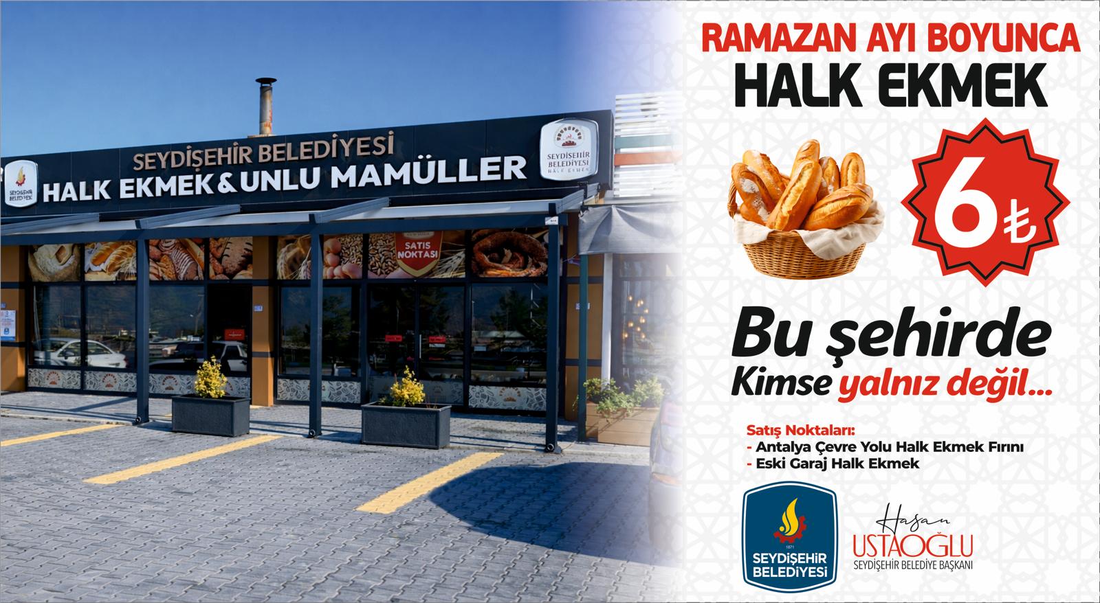 SEYDİŞEHİR’DE HALK EKMEK 6 LİRA OLDU 