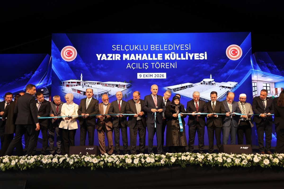 Türkiye Büyük Millet Meclisi Başkanı Prof.Dr. Sayın Numan Kurtulmuş’un Teşrifleri İle Selçuklu Belediyesi Yazır Mahalle Külliyesi’nin Açılışı Gerçekleştirildi