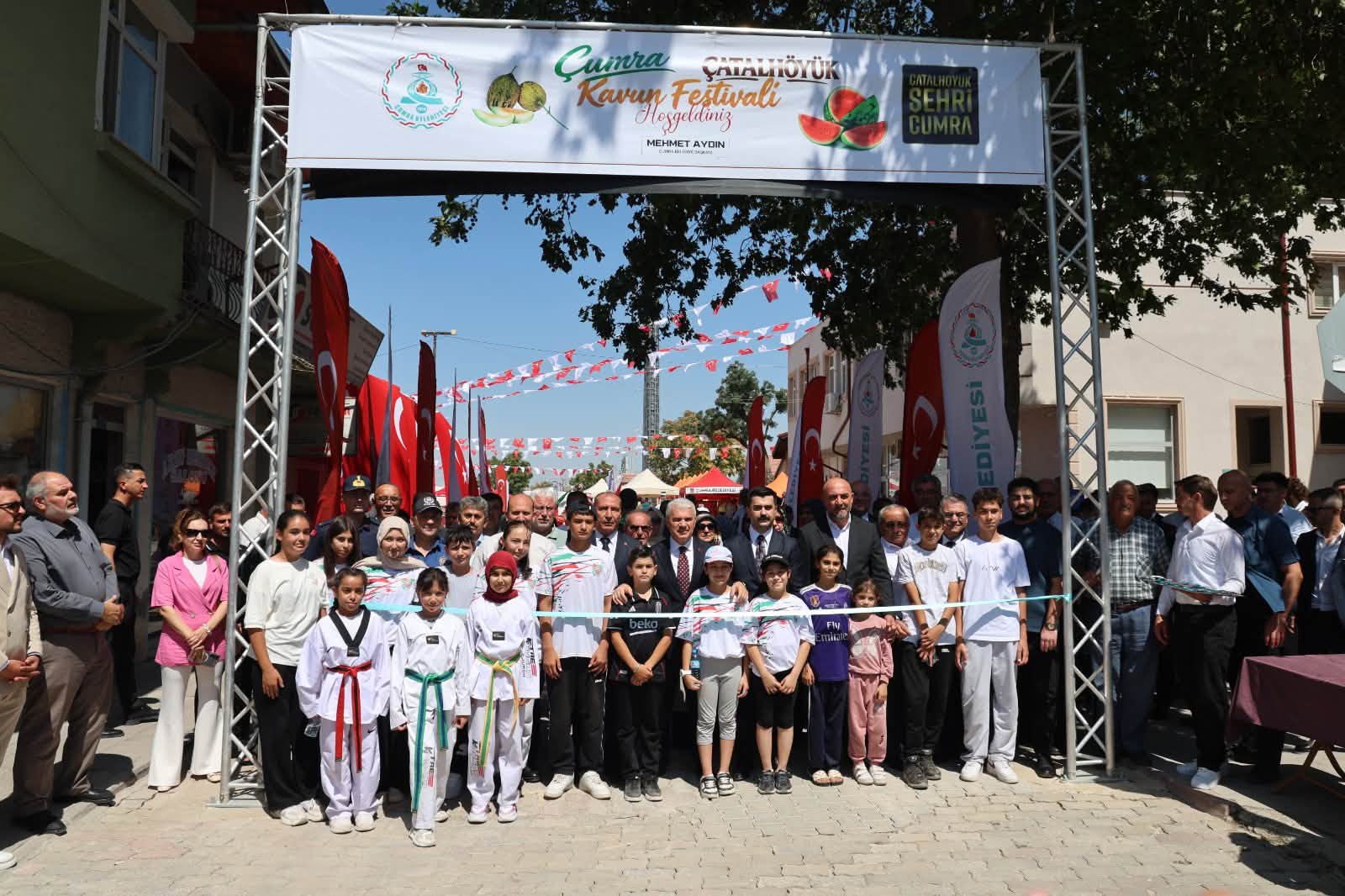 Çumra Çatalhöyük Kavun Festivali, İki Gün Boyunca Coşku ve Yoğun Katılımla Gerçekleşti