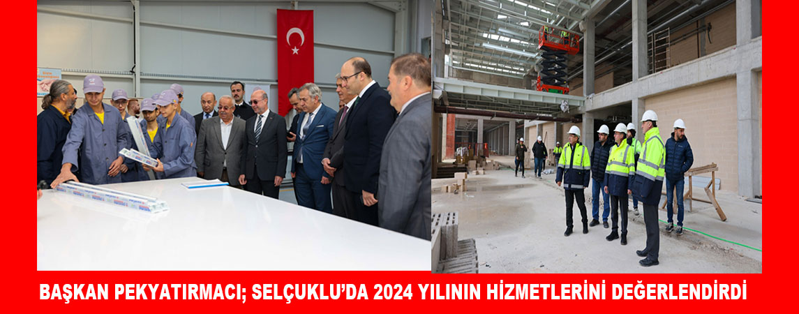 BAŞKAN PEKYATIRMACI; “HEMŞEHRİLERİMİZDEN ALDIĞIMIZ GÜÇLE 2025 YILINDA DA ÇOK DAHA GÜZEL İŞLERİ BAŞARACAĞIZ”