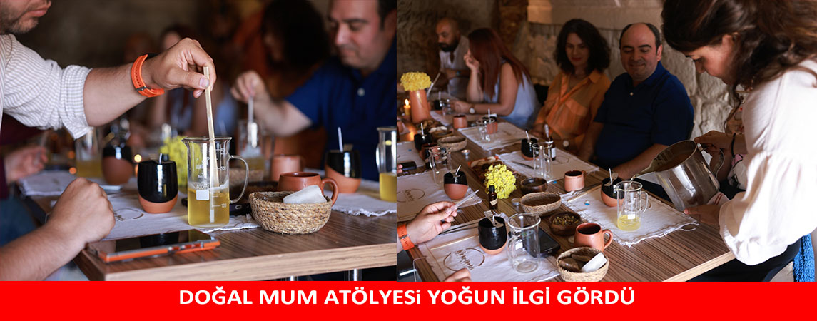  DOĞAL MUM ATÖLYESi YOĞUN İLGİ GÖRDÜ