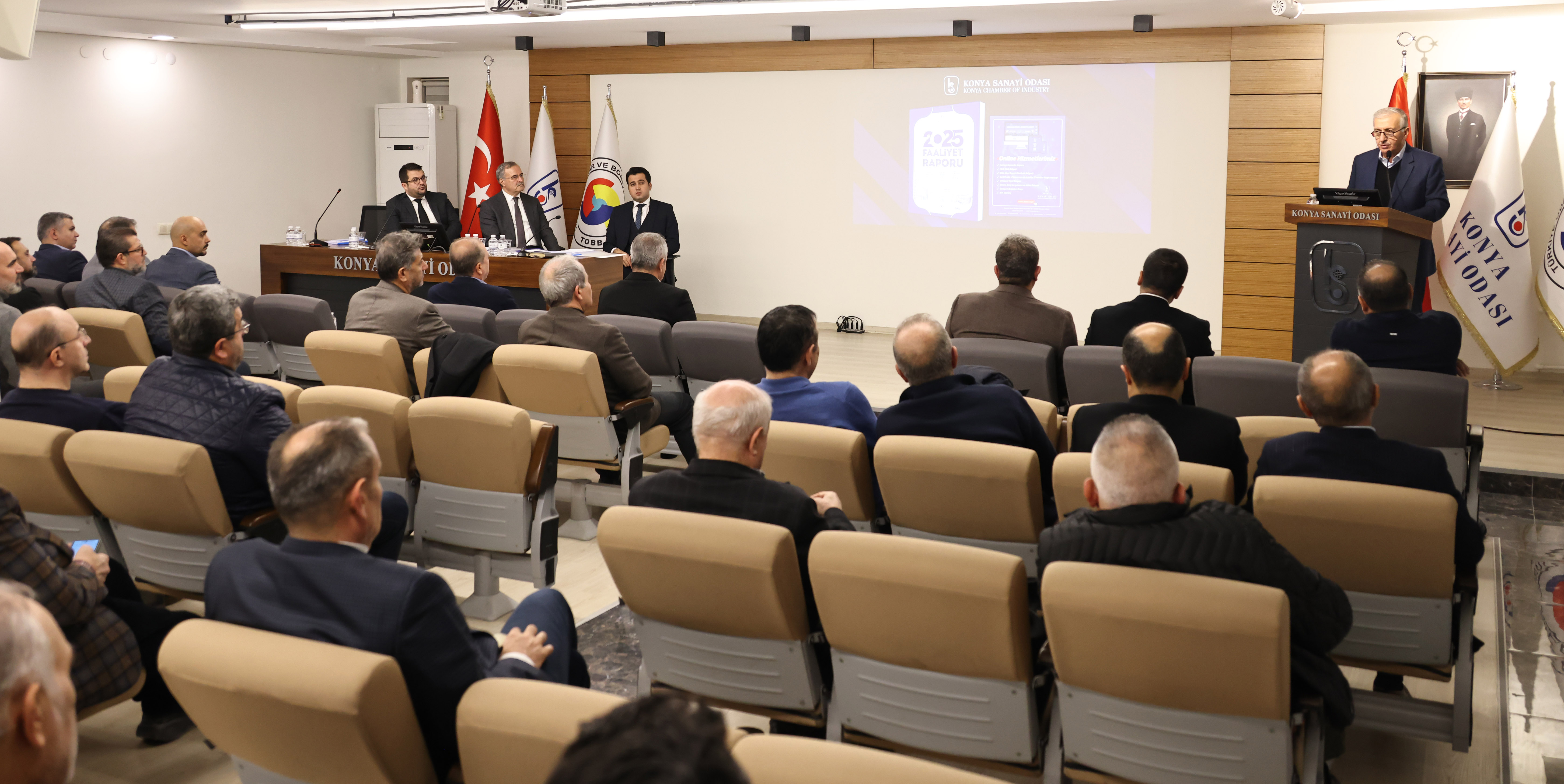 BÜYÜKEĞEN: “KONYA SANAYİSİ TÜM ZORLUKLARA RAĞMEN ÜRETİMDEN KOPMADI”