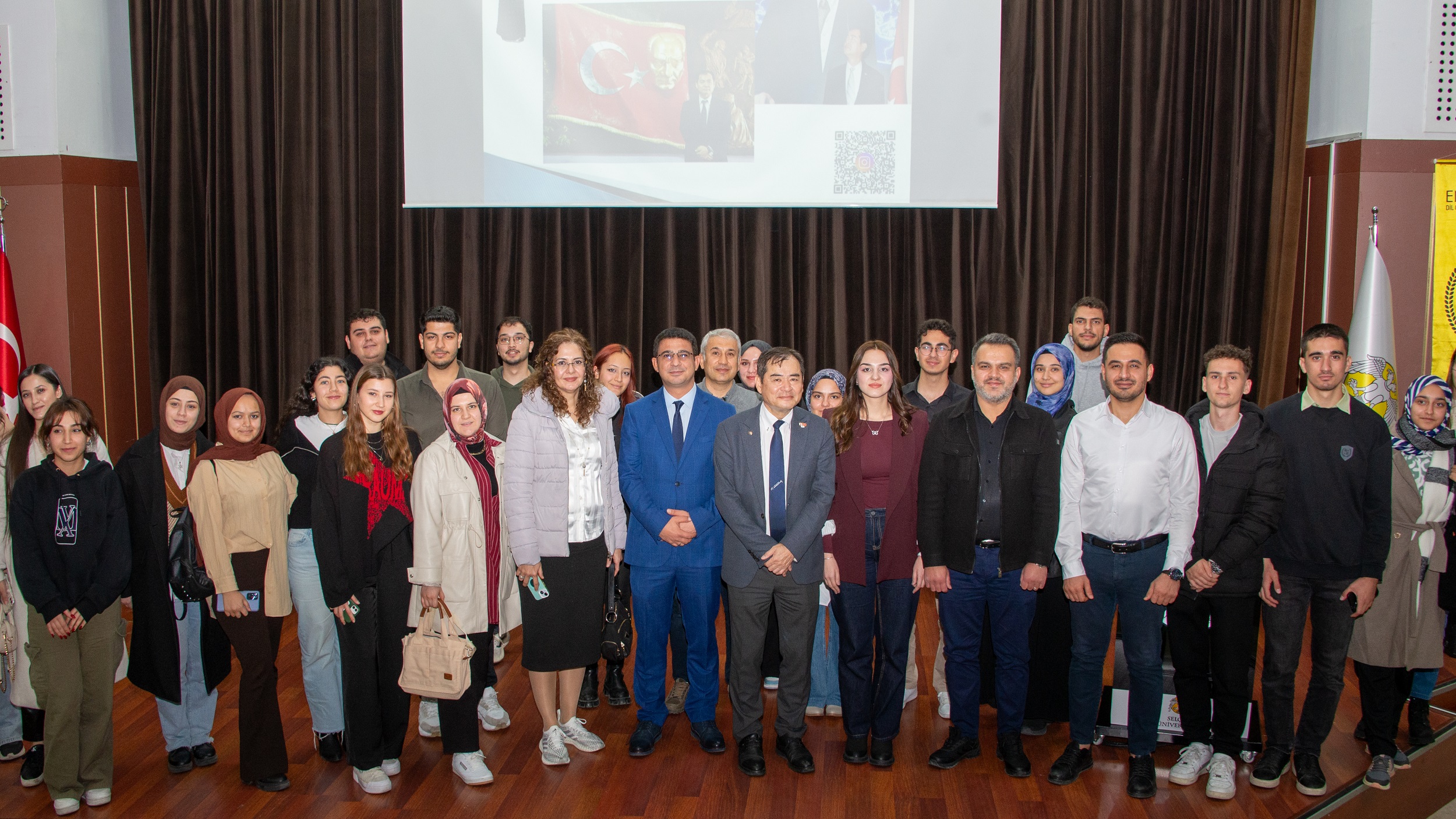 JAPON DEPREM UZMANI MORİWAKİ SELÇUK ÜNİVERSİTESİNDE KONUŞTU: TÜRKİYE CAN KAYIPLARINDA DÜNYADA 3. 