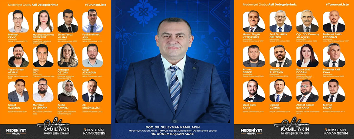 DOÇ. DR. KAMİL AKIN PROJELERİNİ AÇIKLADI 