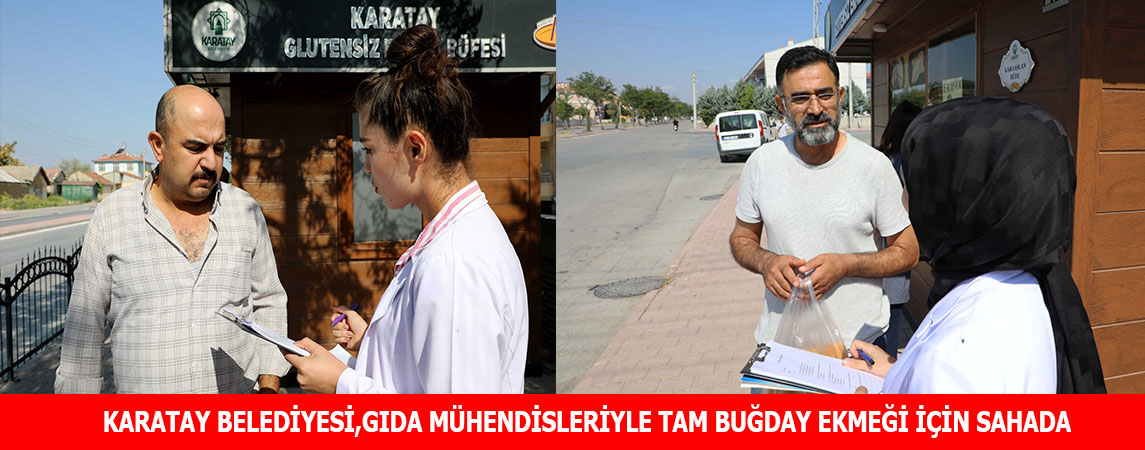 KARATAY BELEDİYESİ TAM BUĞDAY EKMEĞİ TÜKETİMİNDE KARARLI