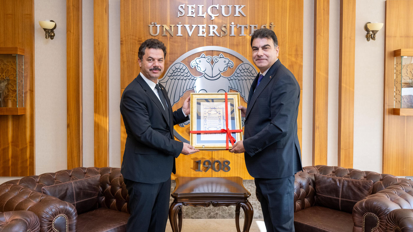 Millî Savunma Bakan Yardımcısı Heybet, Rektör Yılmaz’ı ziyaret etti