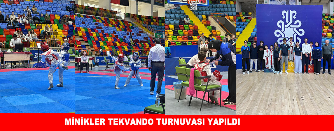 MİNİKLER TEKVANDO TURNUVASI YAPILDI
