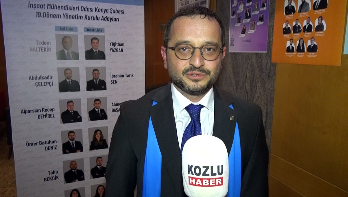 İNŞAAT MÜHENDİSLERİ ODASI (İMO) KONYA ŞUBESİ’NİN 19. OLAĞAN GENEL KURULU TAMAMLANDI