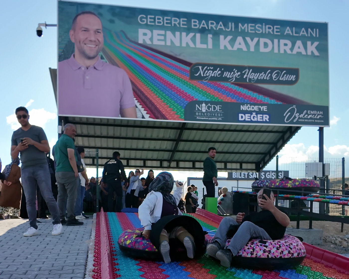Renkli Kaydırağı 24 Günde 33 Bin 198 Kişi Kullandı