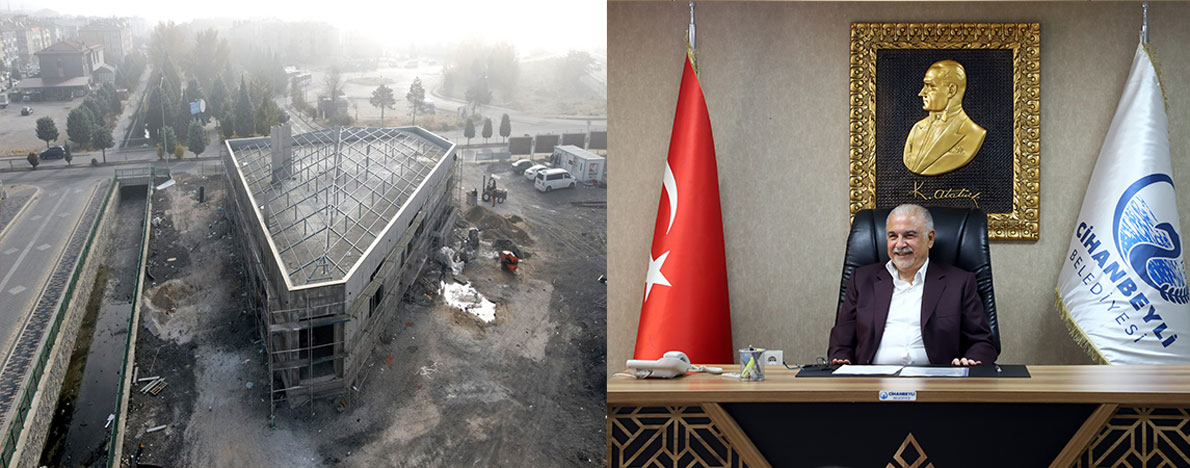 CİHANBEYLİ’DE HALK EKMEK VE UNLU MAMULLER TESİSİ YÜKSELİYOR