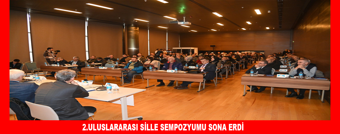 2.ULUSLARARASI SİLLE SEMPOZYUMU SONA ERDİ