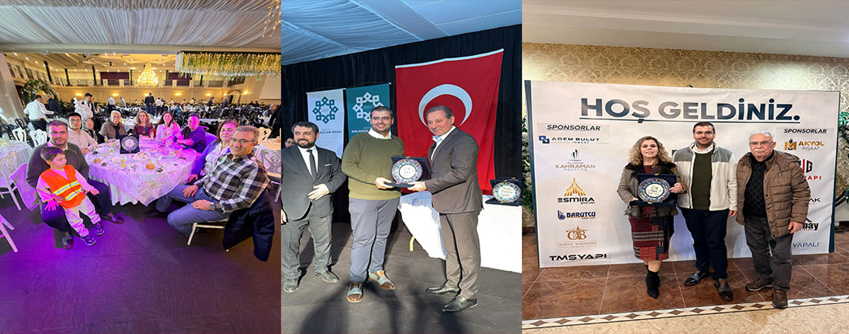 EMLAKÇILAR ODASI'NDAN ÇIĞ YAPIYA PLAKET 