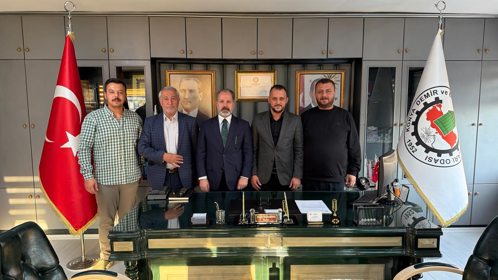 İslam Memiş’ten Konya Demirciler Odası’na Ziyaret