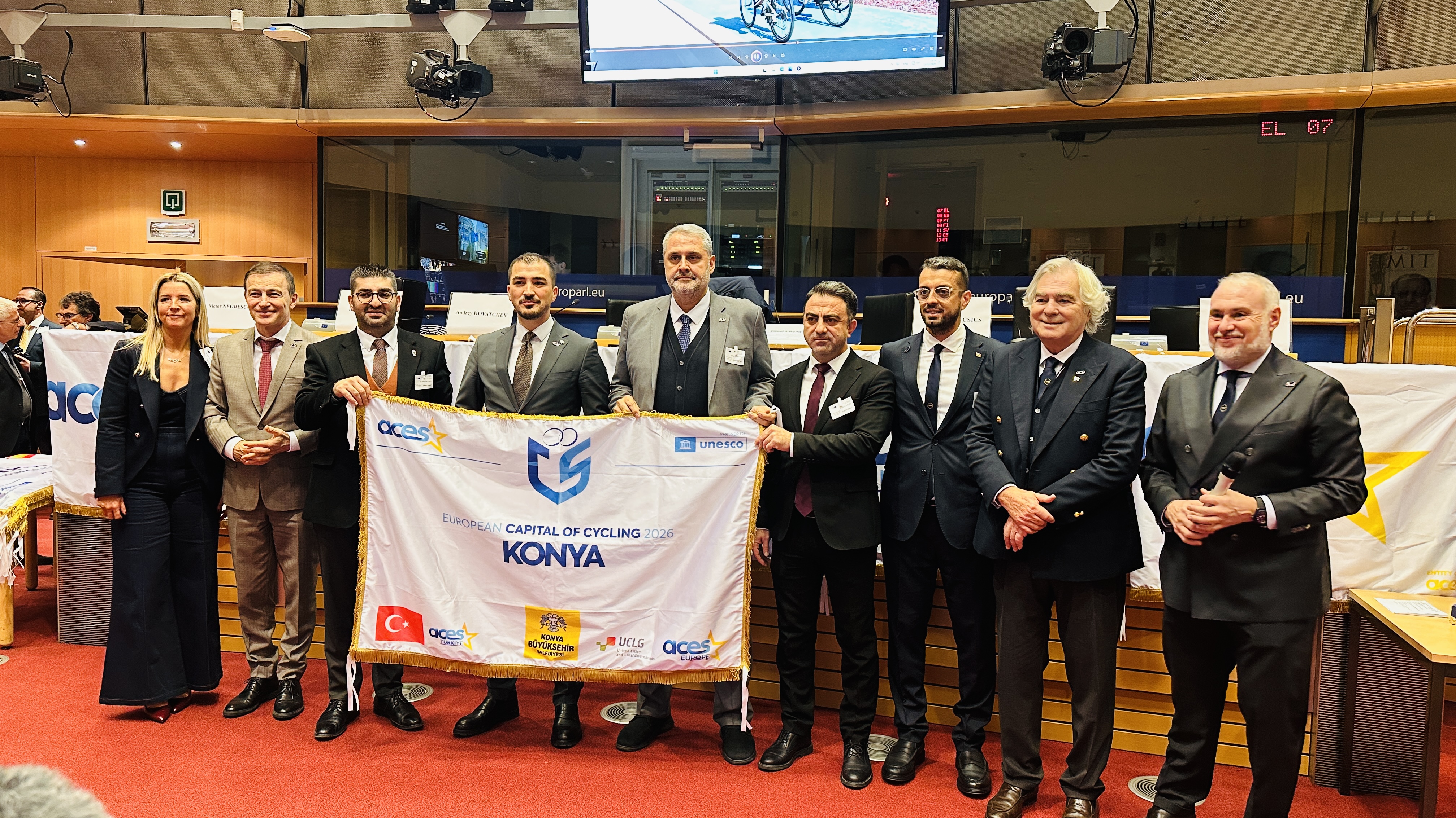KONYA, 2026 AVRUPA BİSİKLET BAŞKENTİ OLDU