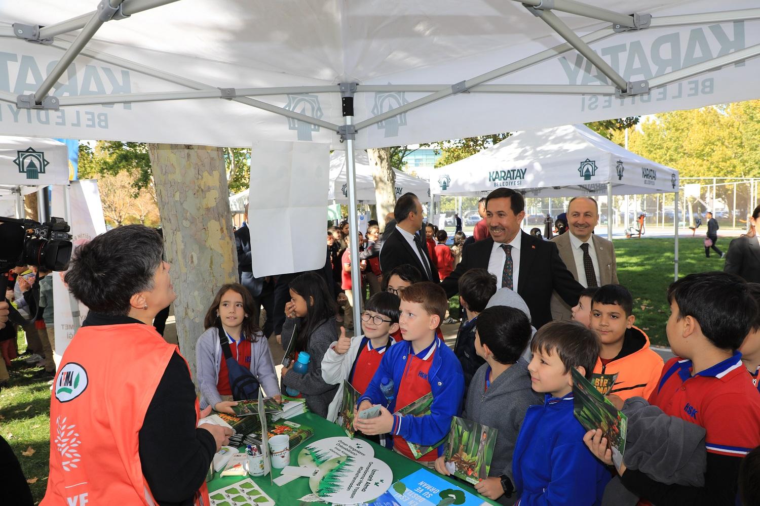 HASAN KILCA “ORMAN VE SU FARKINDALIĞI” ETKİNLİĞİNDE ÖĞRENCİLERLE BİR ARAYA GELDİ