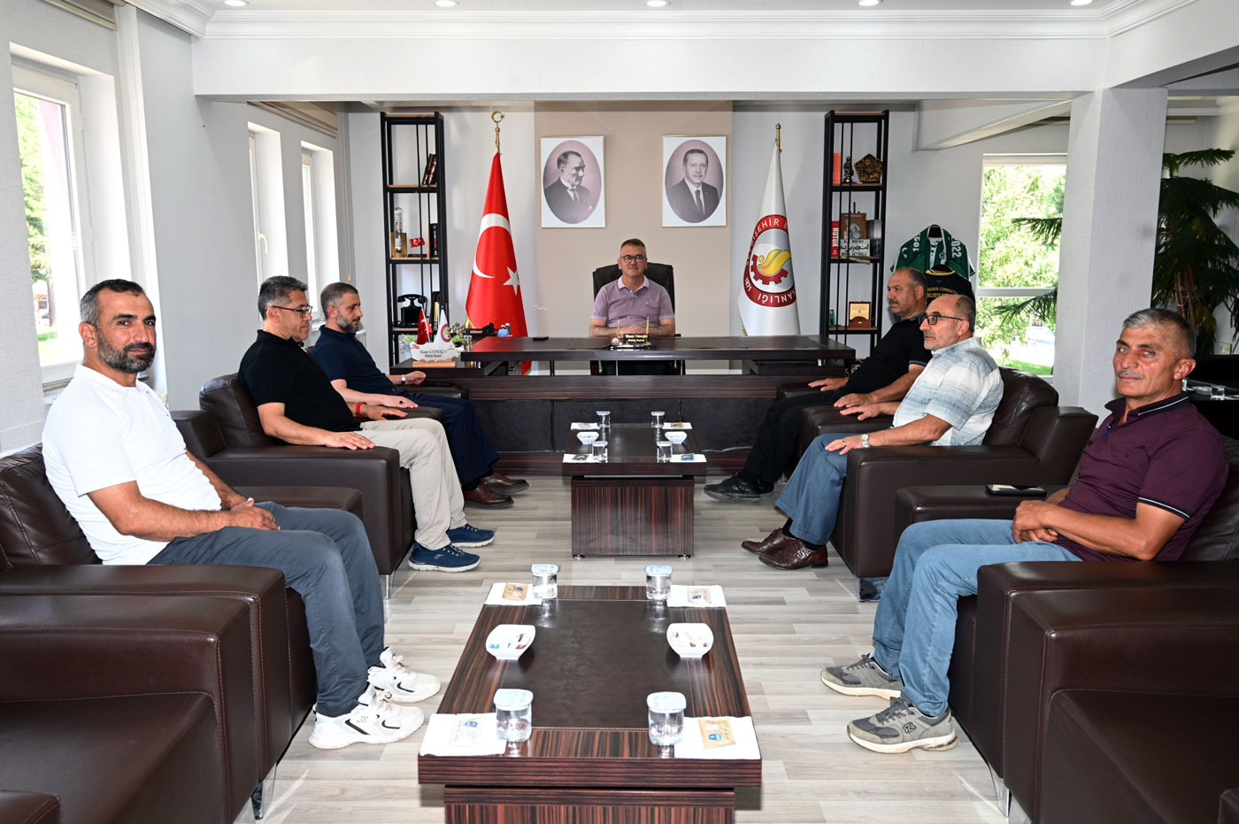 DİN GÖREVLİLERİNDEN BAŞKAN USTAOĞLU’NA TEŞEKKÜR