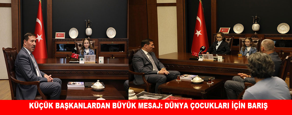 KÜÇÜK BAŞKANLARDAN BÜYÜK MESAJ: DÜNYA ÇOCUKLARI İÇİN BARIŞ