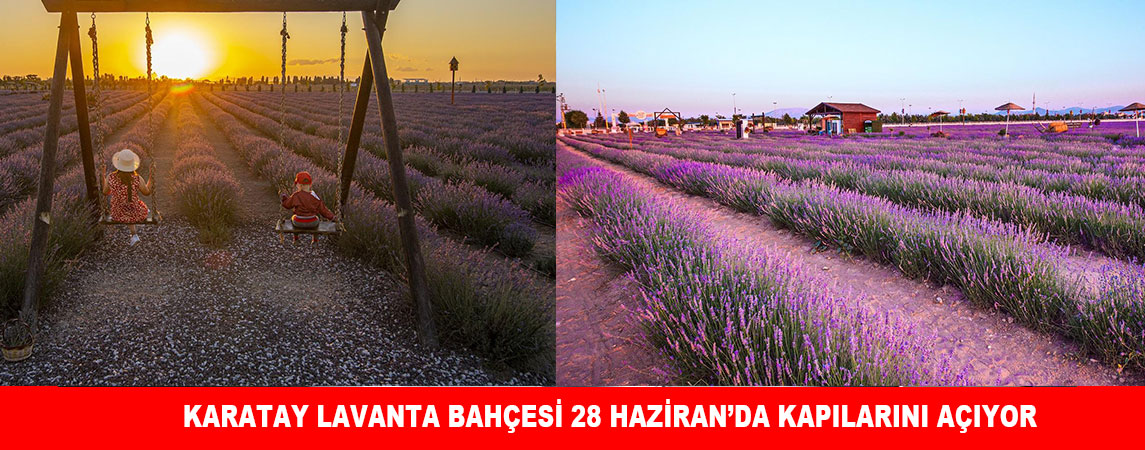 KARATAY LAVANTA BAHÇESİ 28 HAZİRAN’DA KAPILARINI AÇIYOR