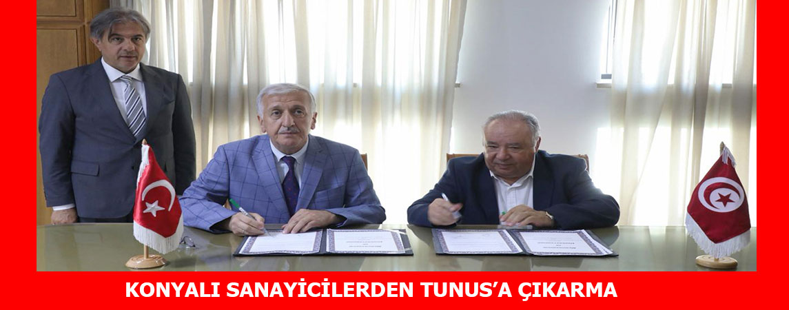 KONYALI SANAYİCİLERDEN TUNUS’A ÇIKARMA