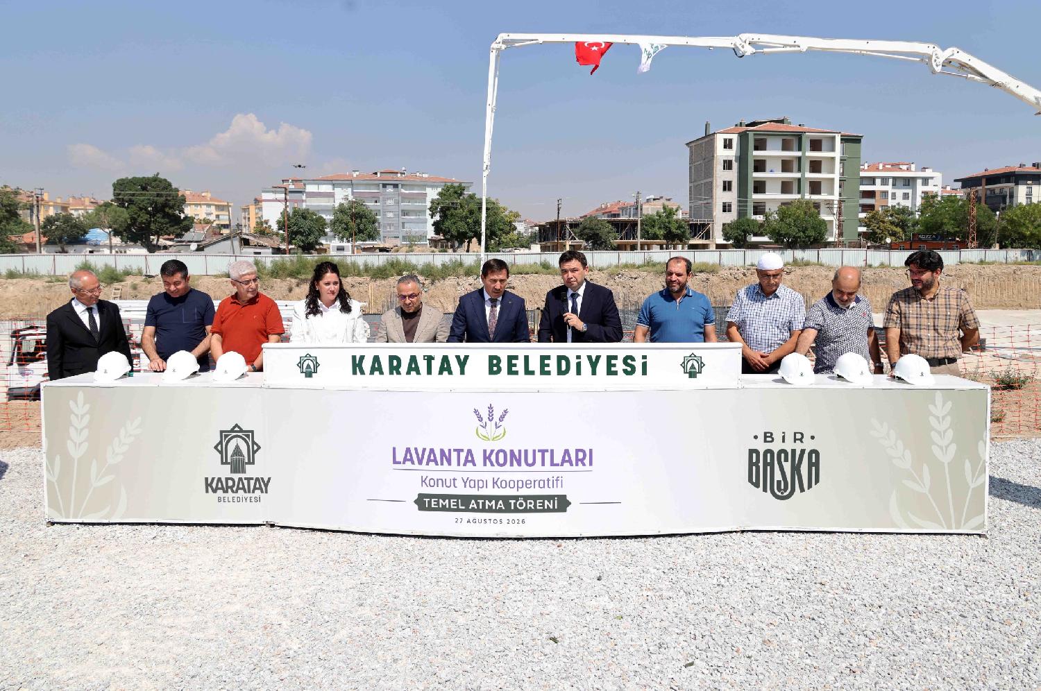 Lavanta Konutları’nda Temeller Atıldı