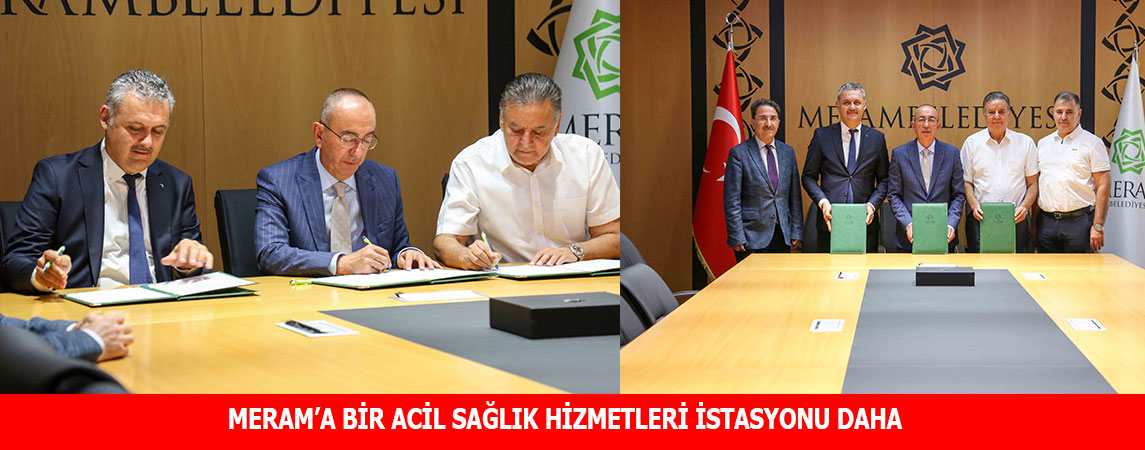 MERAM’A BİR ACİL SAĞLIK HİZMETLERİ İSTASYONU DAHA