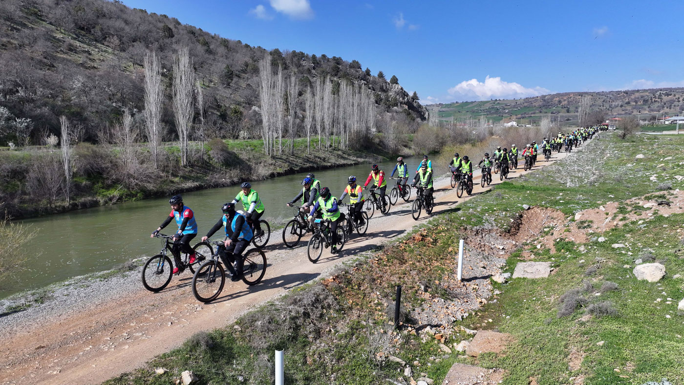 AVRUPA BİSİKLET BAŞKENTİ KONYA’DA PEDALLAR TARİHE VE DOĞAYA DÖNDÜ