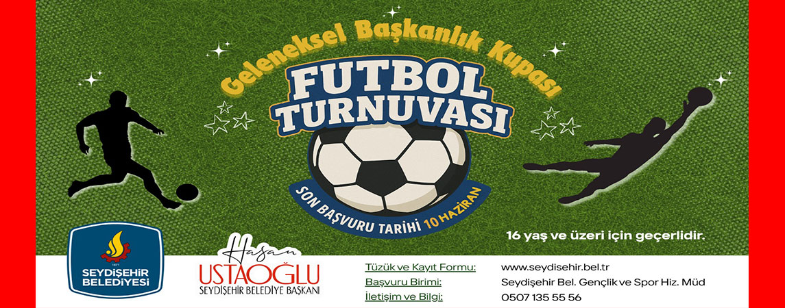 BAŞKANLIK KUPASI FUTBOL TURNUVALARI BAŞLIYOR