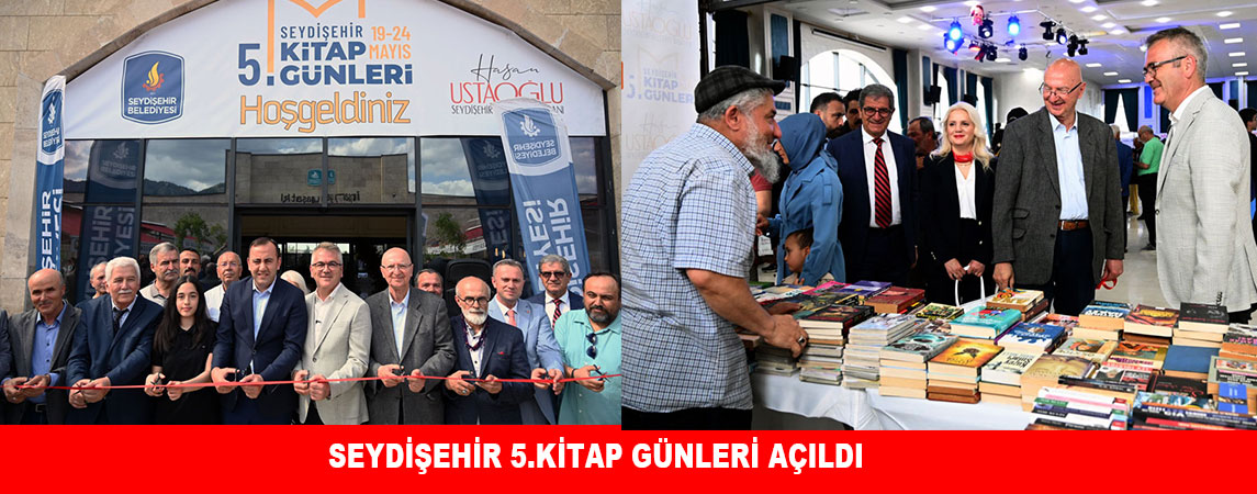 SEYDİŞEHİR 5.KİTAP GÜNLERİ AÇILDI