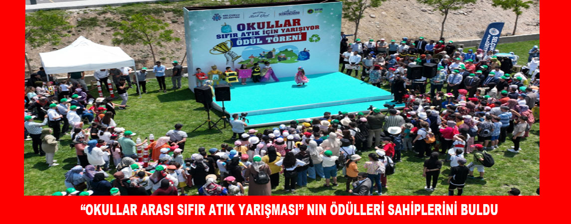 “OKULLAR ARASI SIFIR ATIK YARIŞMASI”NIN ÖDÜLLERİ SAHİPLERİNİ BULDU