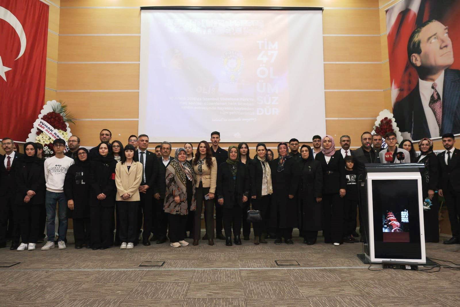ARENA STADYUMUNDA ŞEHİT OLAN POLİS  	MEMURLARI KONYA’DA DUALARLA ANILDI